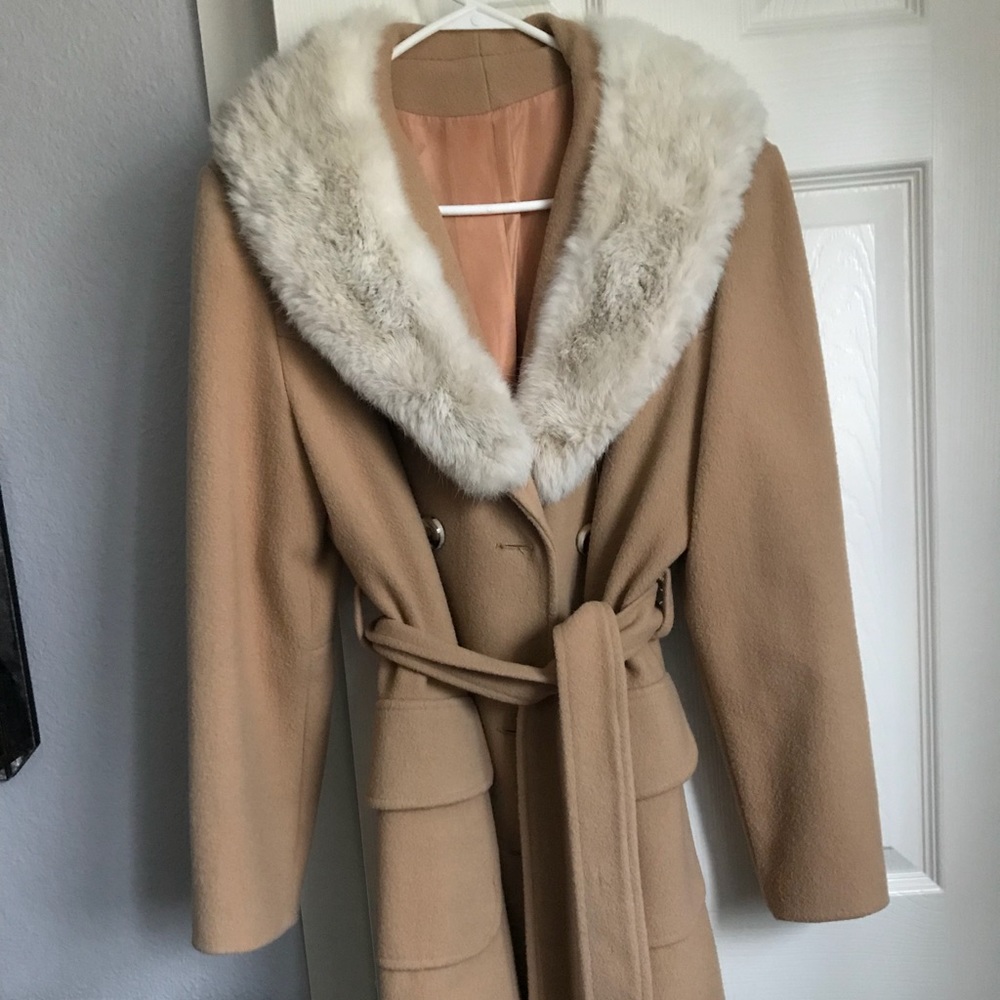 Vintage coat with belt